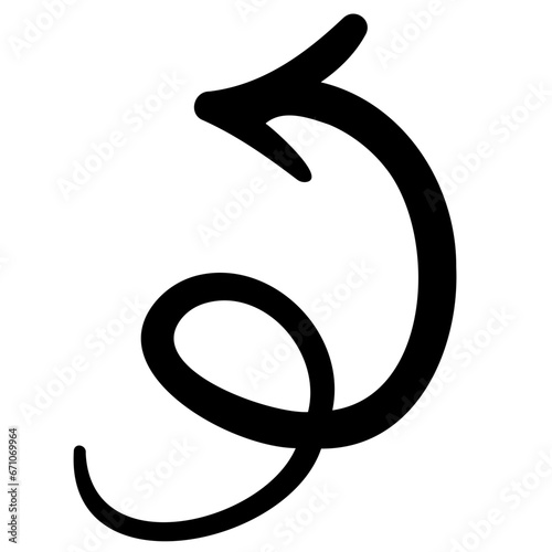 doodle arrow