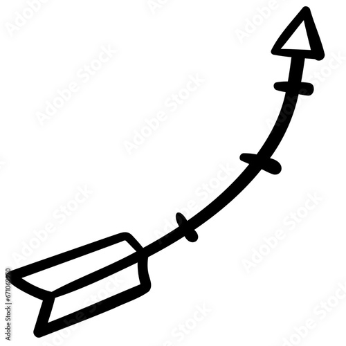 doodle arrow photo