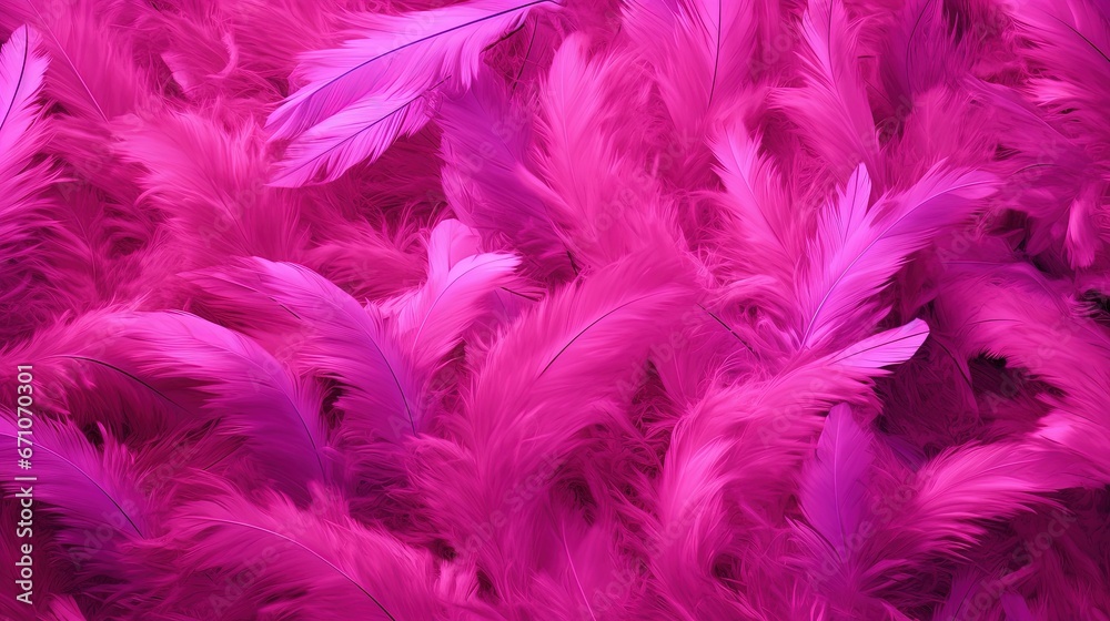 a bunch of pink feathers that are in the air together. generative ai a bunch of pink feathers that are in the air together. generative ai