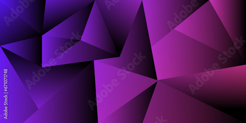 Vector colorful polygon abstract polygonal geometric triangle background	 photo