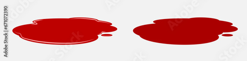 Puddle of blood