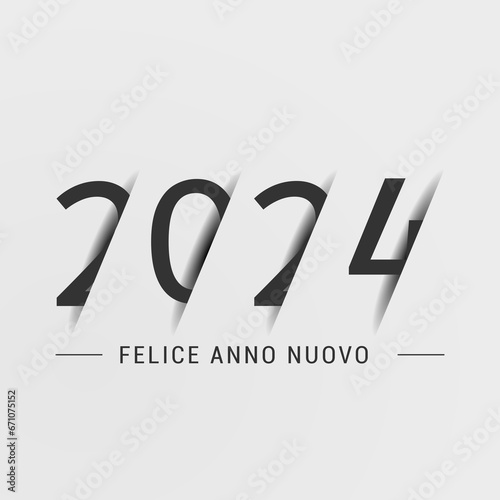 felice anno nuovo - buon anno 2024