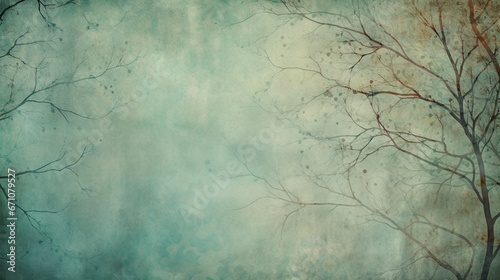 Wallpaper Mural  a painting of a tree with no leaves on the branches.  generative ai Torontodigital.ca