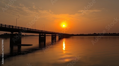 Sunrise_at_Adomi_Bridge