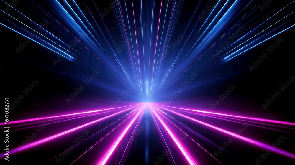 Abstract multicolor neon glowing line, Technology background Abstract multicolor neon glowing line, Technology background