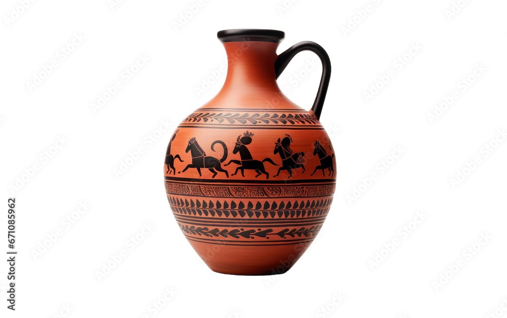 Ancient Greek Amphora Artistry Transparent PNG