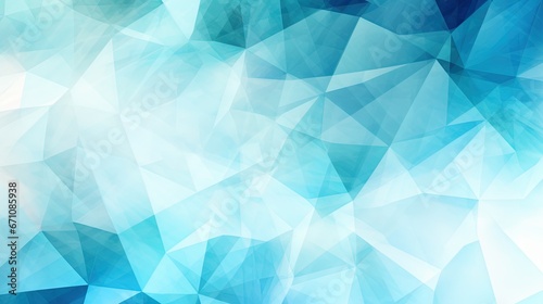  a blue and white abstract background with a low poly design. generative ai