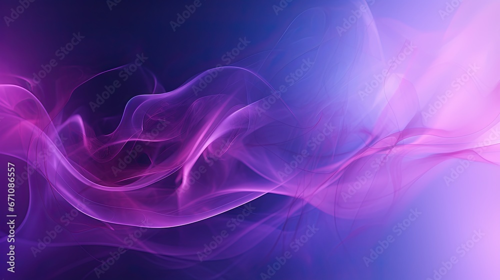  a purple and blue abstract background with a blurry wave.  generative ai