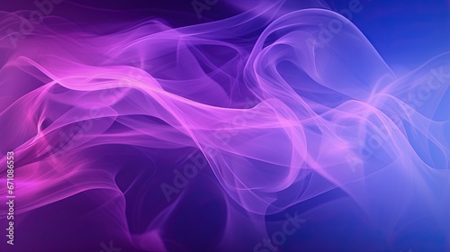  a blue and pink background with a large amount of smoke. generative ai