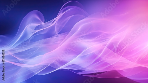  a blue and pink abstract background with a blurry wave. generative ai