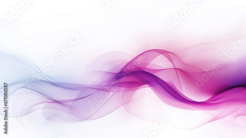  a white and purple abstract background with a wave of smoke. generative ai