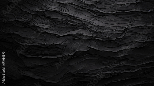 Black Color Textured Background.
