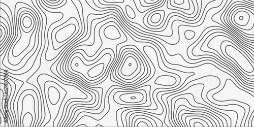 Natural printing illustrations of maps. Topographic map in contour line light topographic topo contour map and ocean topographic line map with curvy wave isolines vector.