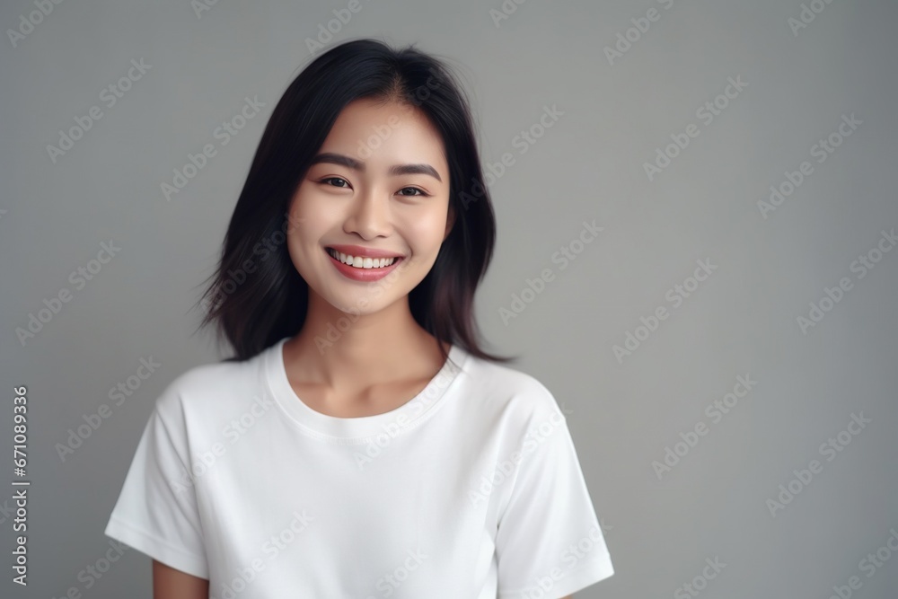 portrait of a young asian woman portrait of a young asian woman