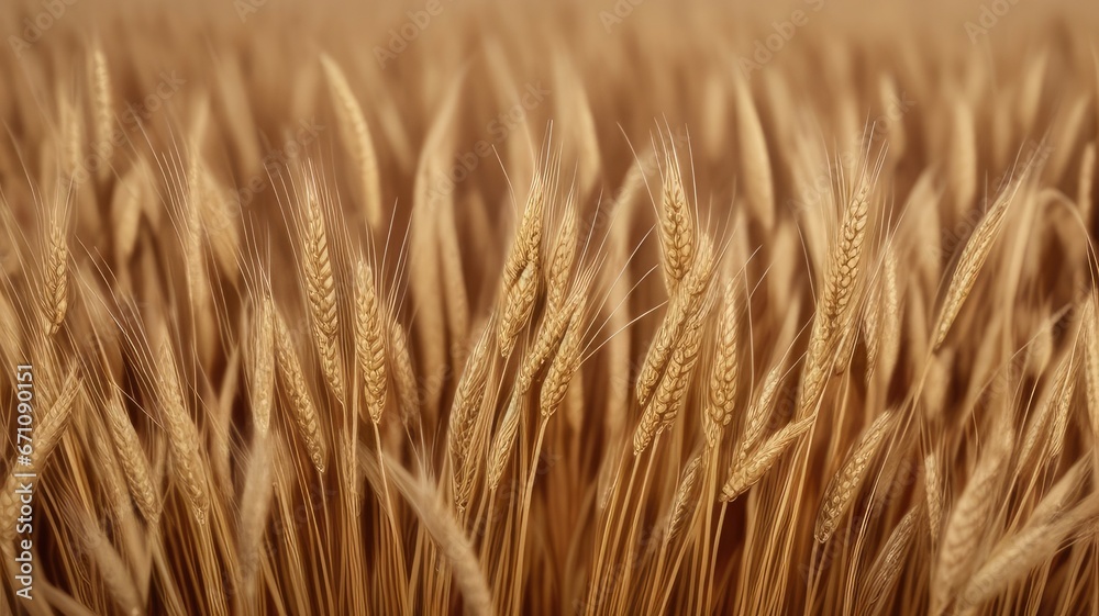 Fototapeta premium close up of wheat