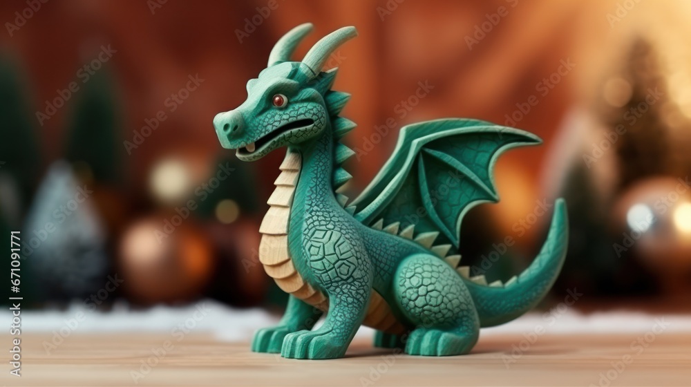Green dragon. Chinese new year of dragon 2024 Green dragon. Chinese new year of dragon 2024