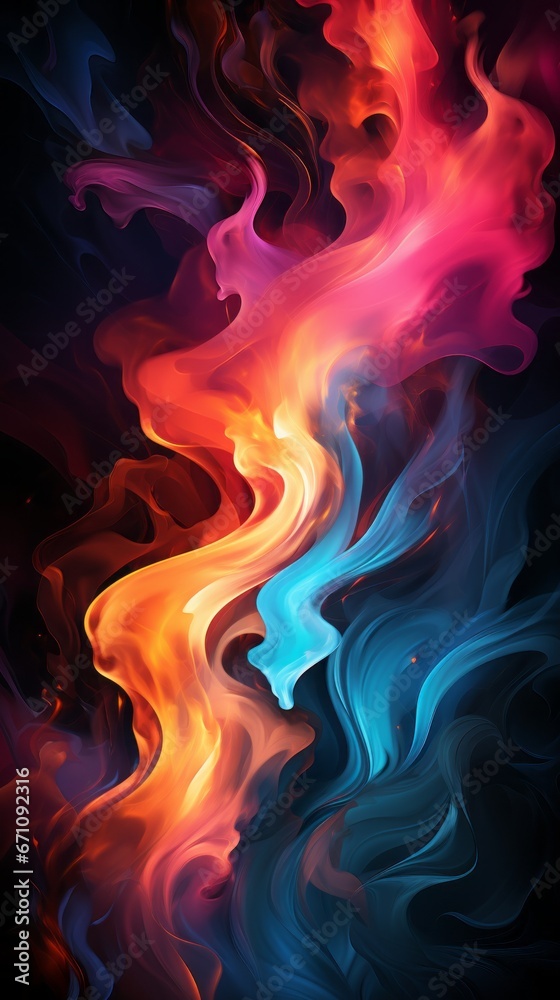 tongues of colorful flame tongues of colorful flame
