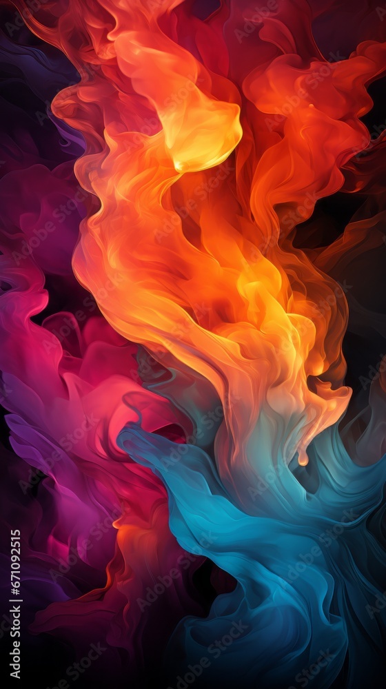 tongues of colorful flame tongues of colorful flame