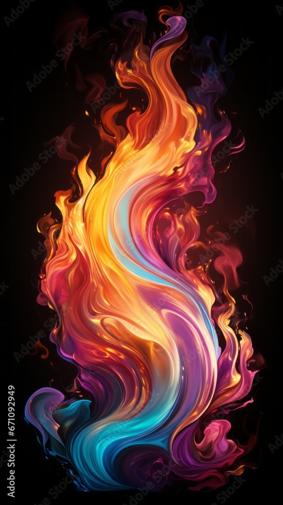 multicolored flames background multicolored flames background