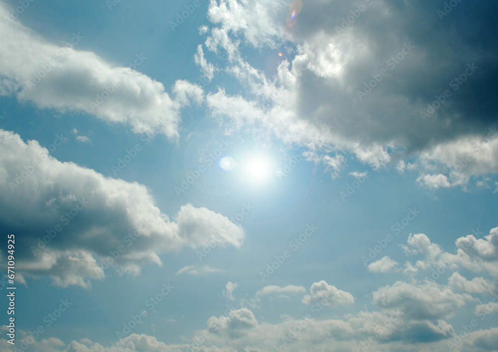 Cloudy sky background