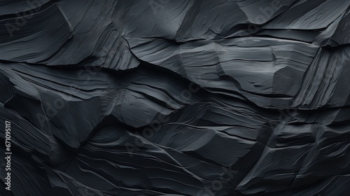  a close up of a rock formation with a black background. generative ai