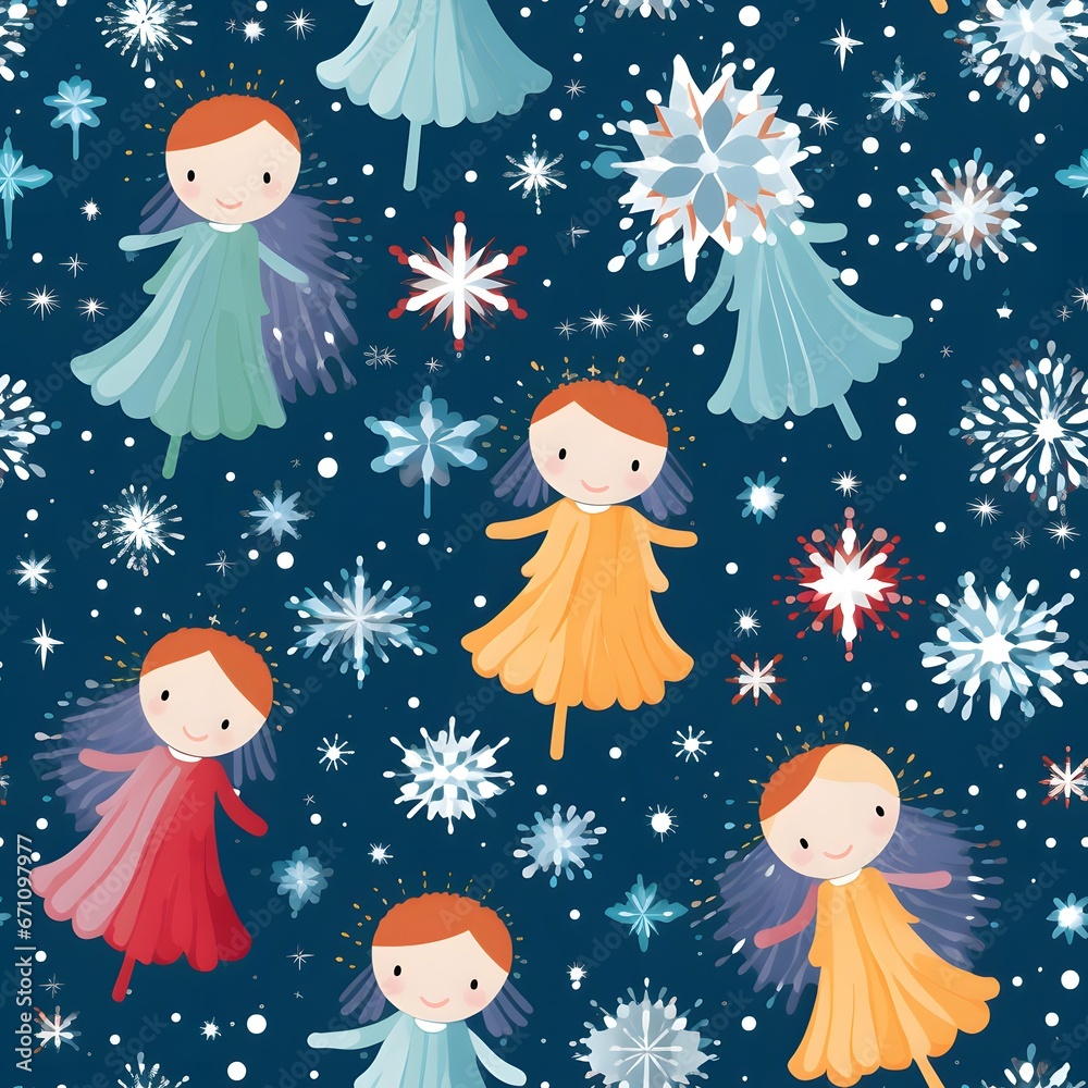 Christmas Seamless tile pattern gift wrap background design Christmas Seamless tile pattern gift wrap background design
