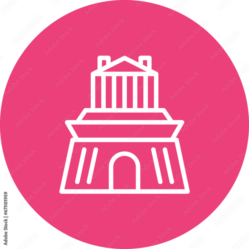 Halicarnassus Mausoleum Icon Halicarnassus Mausoleum Icon