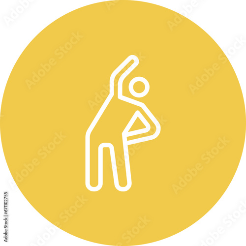 Gym Stretch Icon