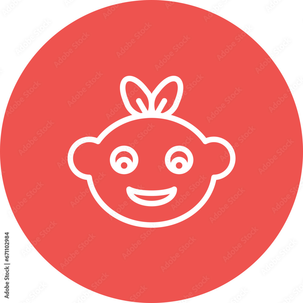 Obraz premium Baby Smile Icon