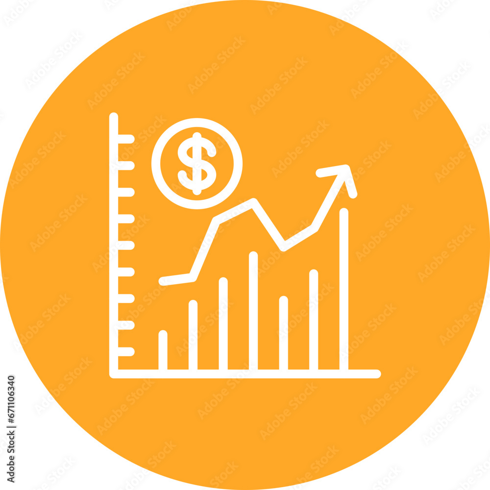 Rising Economy Icon Rising Economy Icon