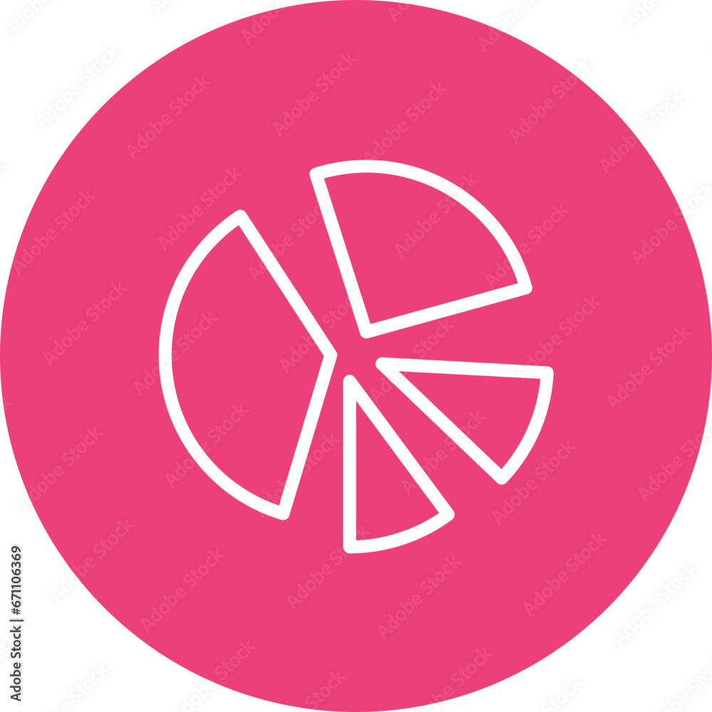 Pie Chart Pieces Icon Pie Chart Pieces Icon