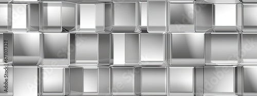 Seamless retro glass block wall background texture transparent overlay. Vintage silver disco ball pattern, shiny metallic foil. Luxury crystal cut mosaic brick tile room divider.