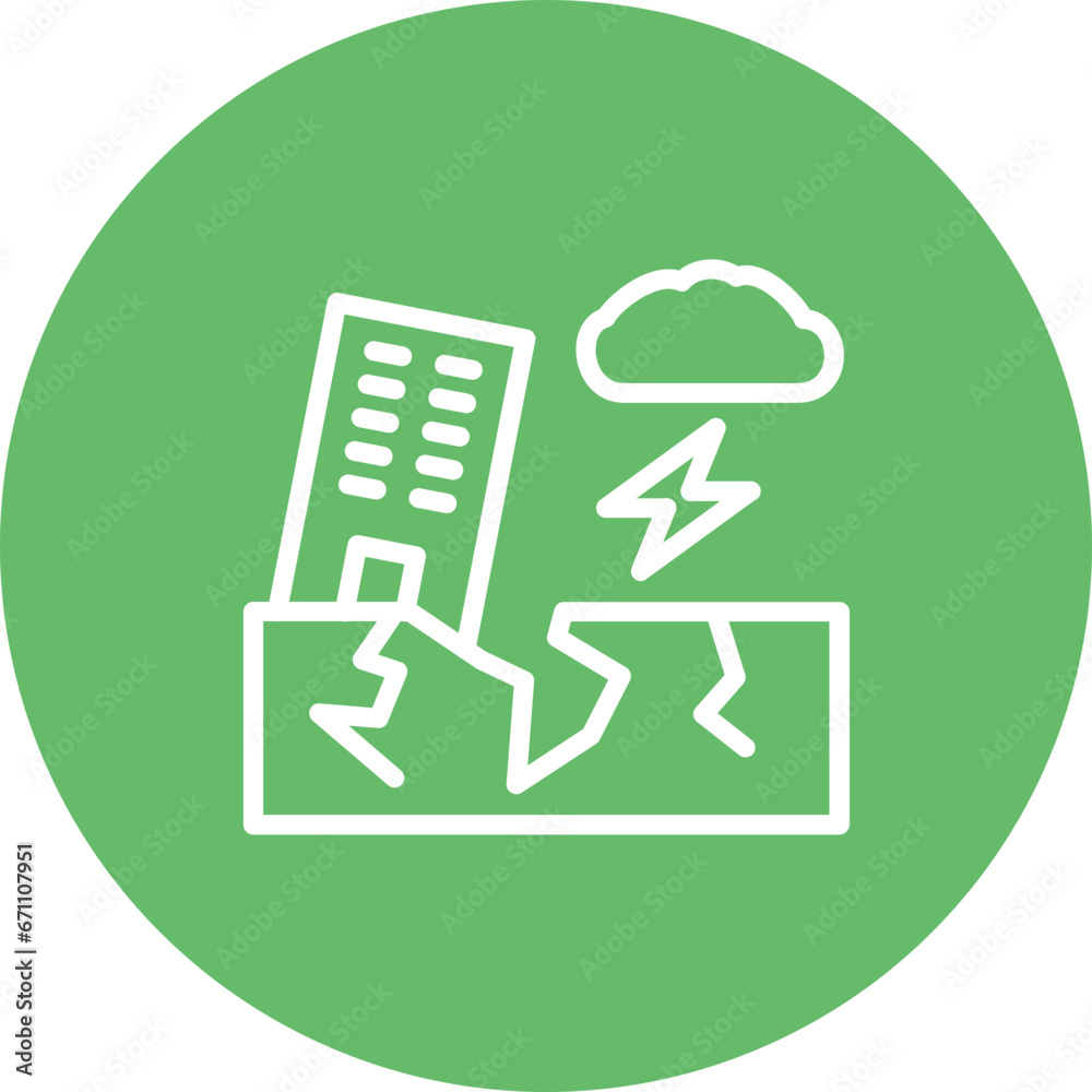 Natural Disaster Icon Natural Disaster Icon