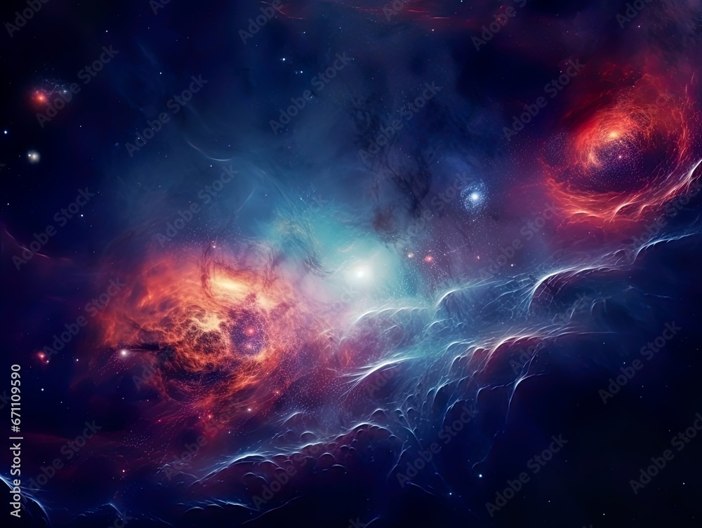 Galaxy and universe light. Galaxies sky in space Planets and stars beauty of space exploration