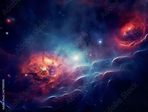 Galaxy and universe light. Galaxies sky in space Planets and stars beauty of space exploration