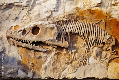 Paleontology and the study of ancient fossils, revealing the evolution of prehistoric animals from the rocks of the past.