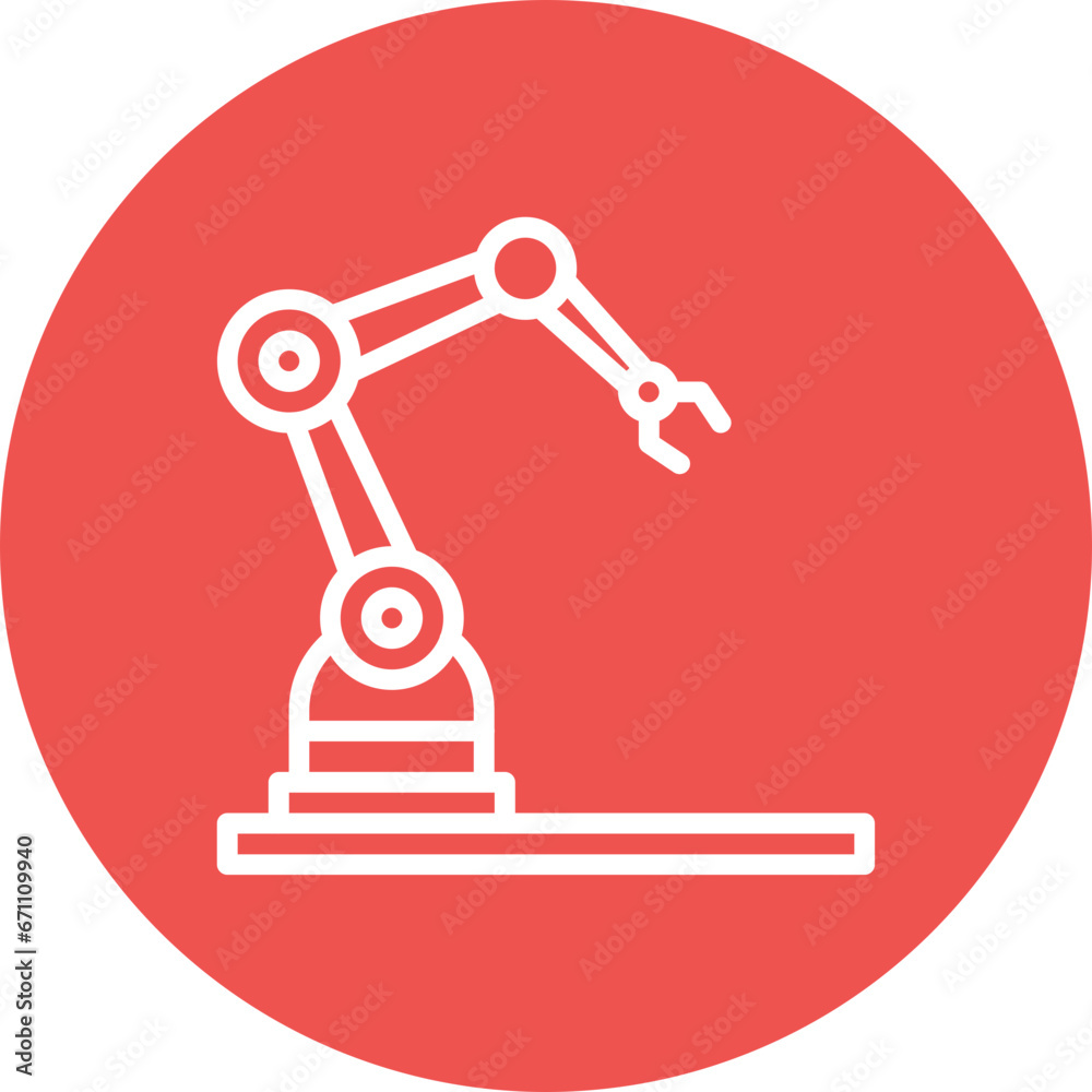 Robot Arm Icon Robot Arm Icon