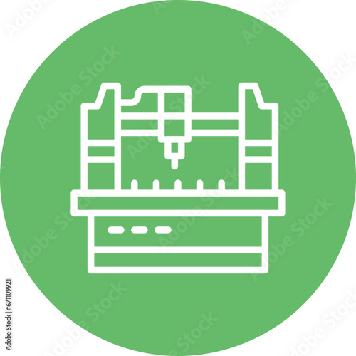 Cnc Machine Icon