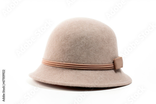 A stylish French cloche hat becomes the perfect summer accessory, providing protection from the sun while adding a touch of fashionable elegance.