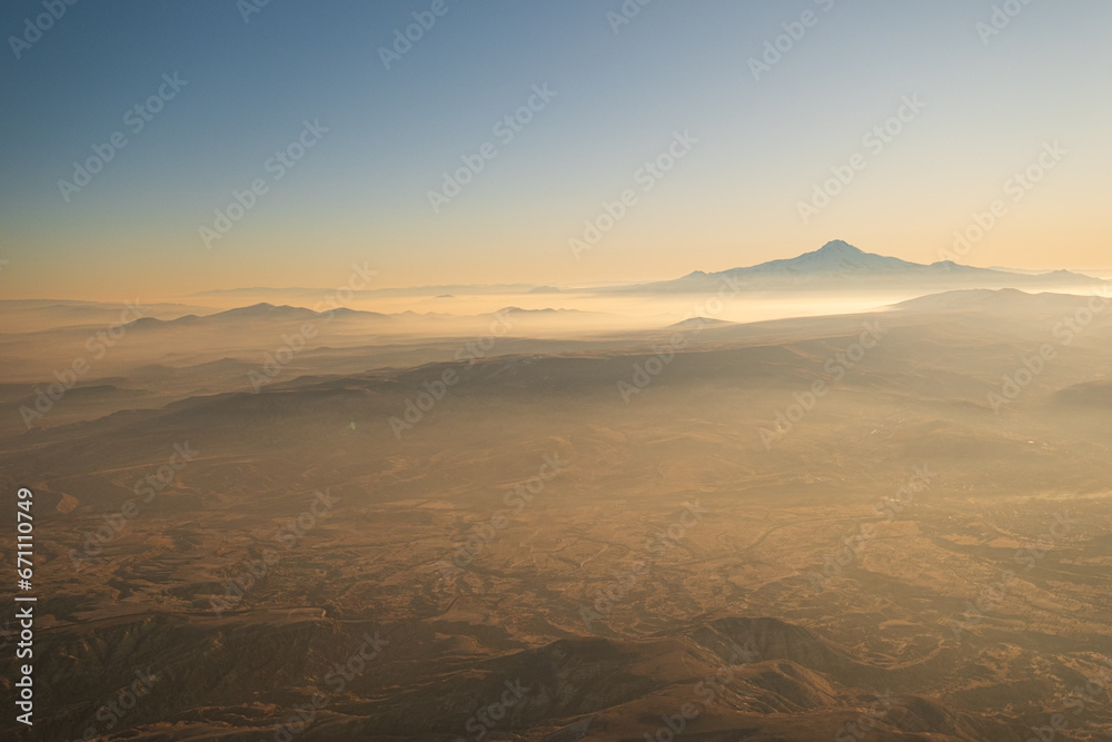 Cappadocia Nevsehir Sunrise with beautiful view of Landscape