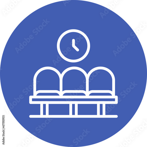 Airport Waiting Room Icon