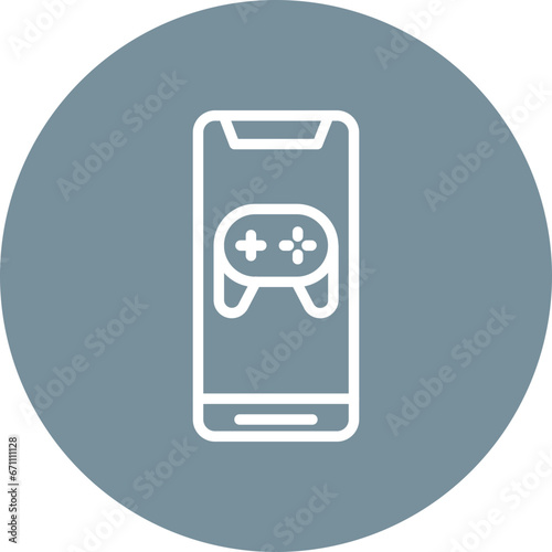 Mobile Game Console Icon