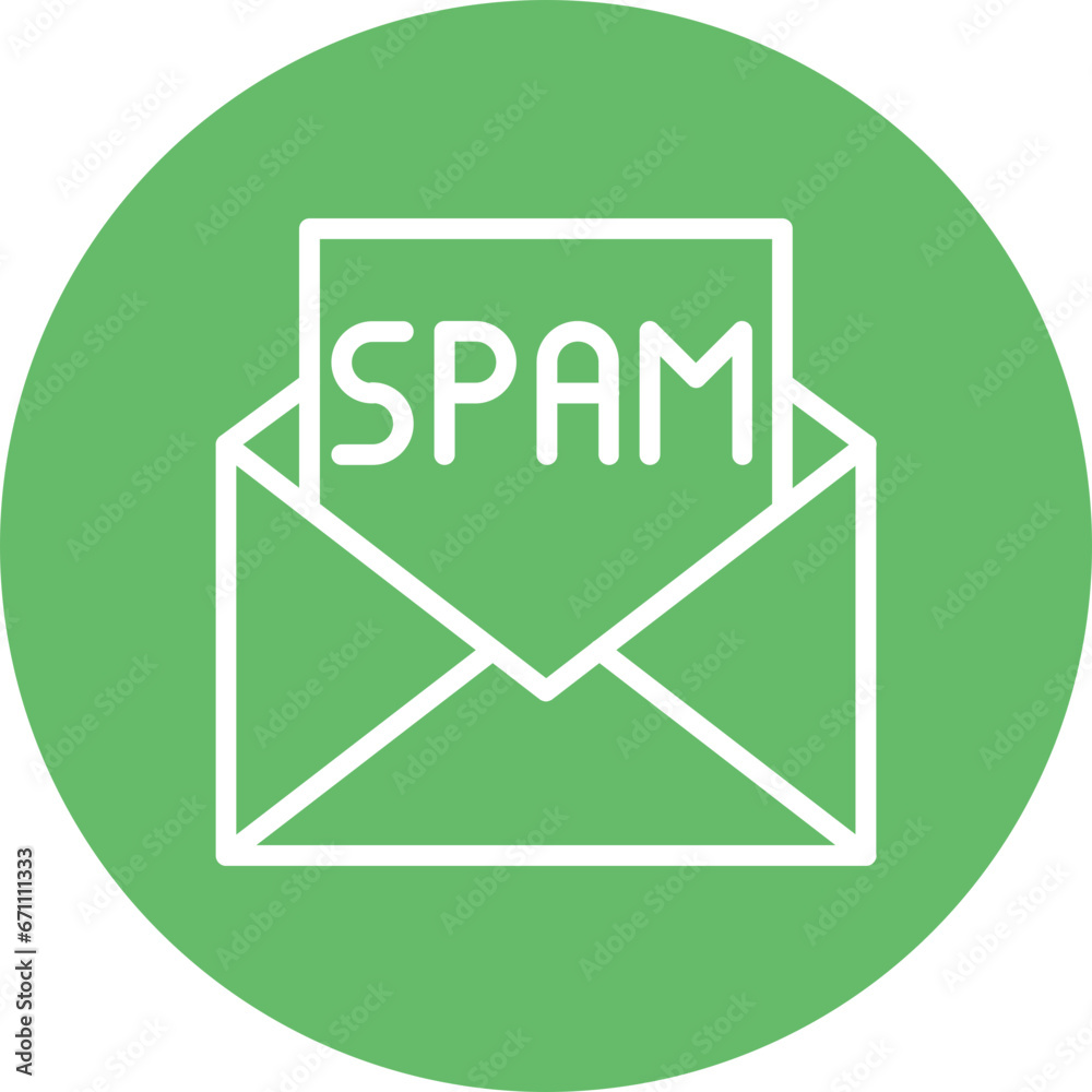 Spam Email Icon Spam Email Icon