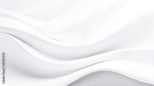 White abstract background with wrinkled cloth pattern. 3D illuatration.