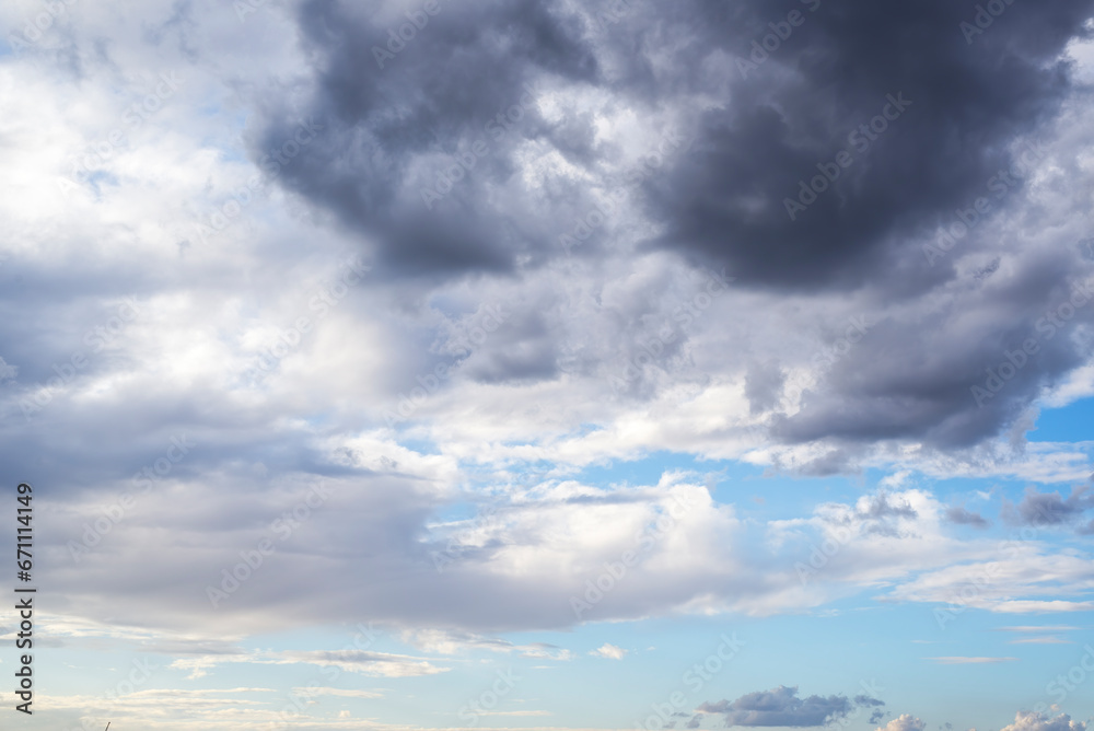 Sky and clouds, clear blue sky with clouds Sky and clouds, clear blue sky with clouds