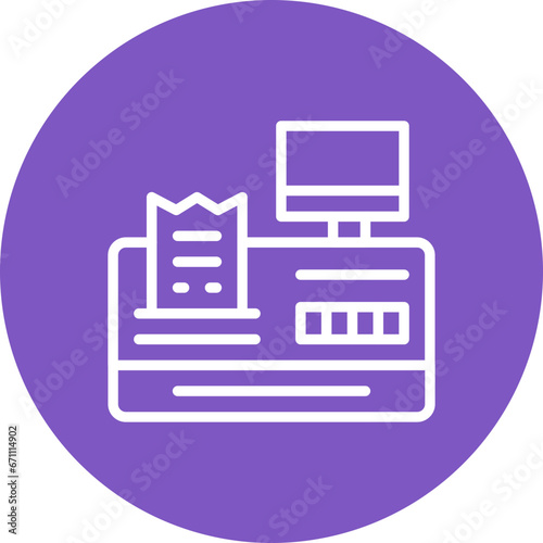 Cashier Machine Icon