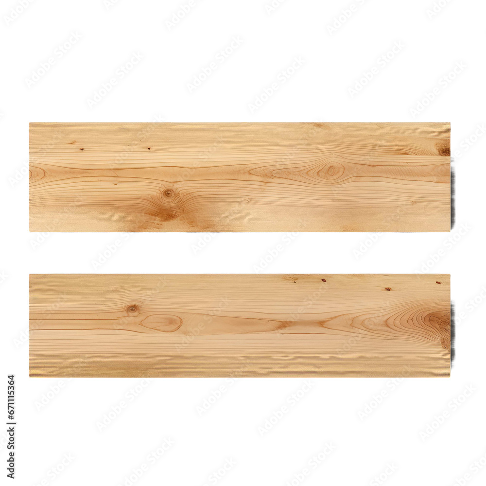 Wood isolated on transparent background
