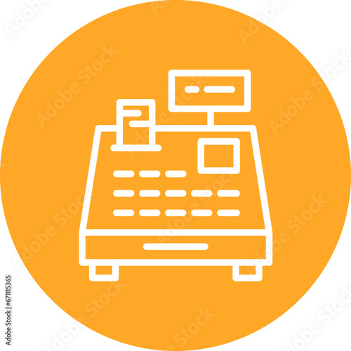 Cashier Machine Icon
