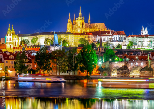 Photography Prague castle with St