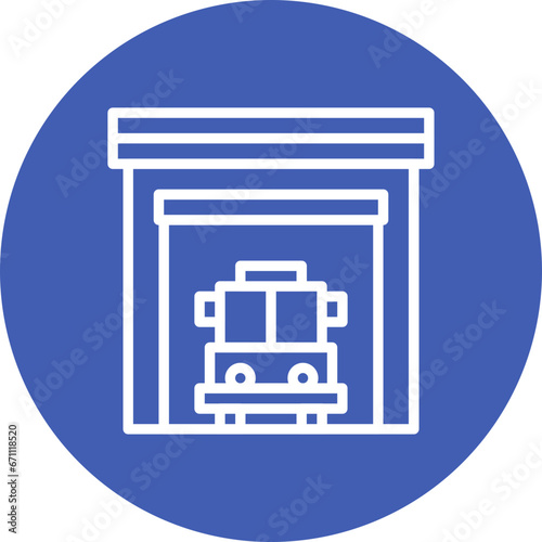 Firefighter Garage Icon